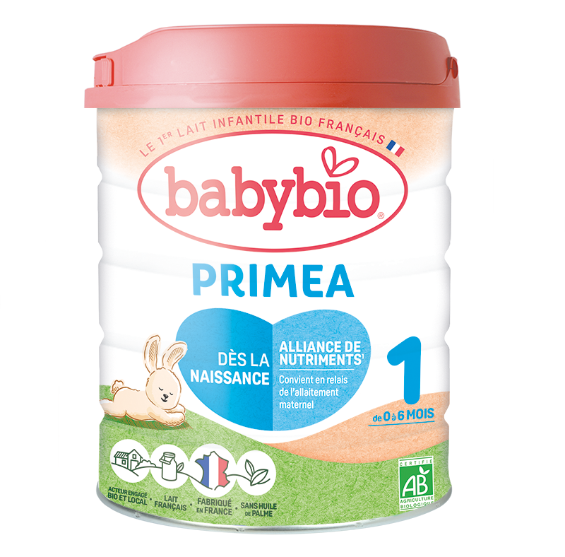 Lait infantile primea 1 - lait de vache français (dès la naissance jusqu'à 6 mois) bio