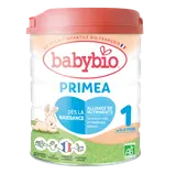 Lait infantile primea 1 - lait de vache français (dès la naissance jusqu'à 6 mois) bio