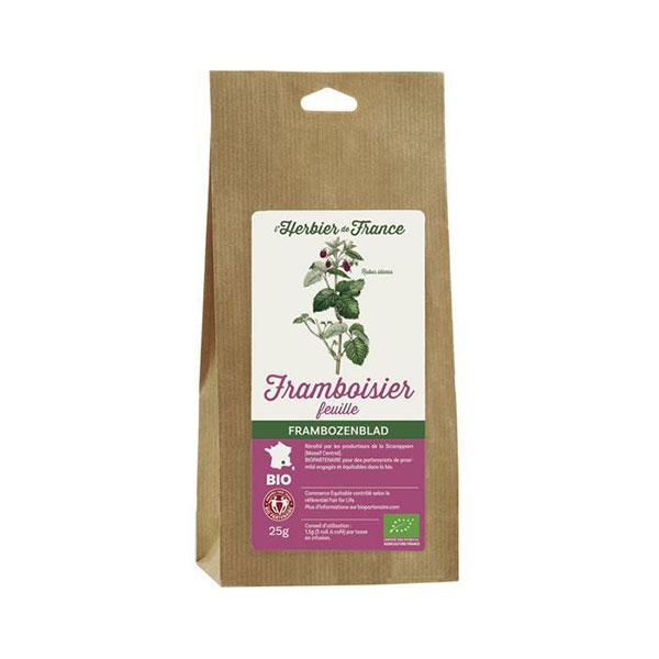 Tisane feuilles de framboisier bio et équitable