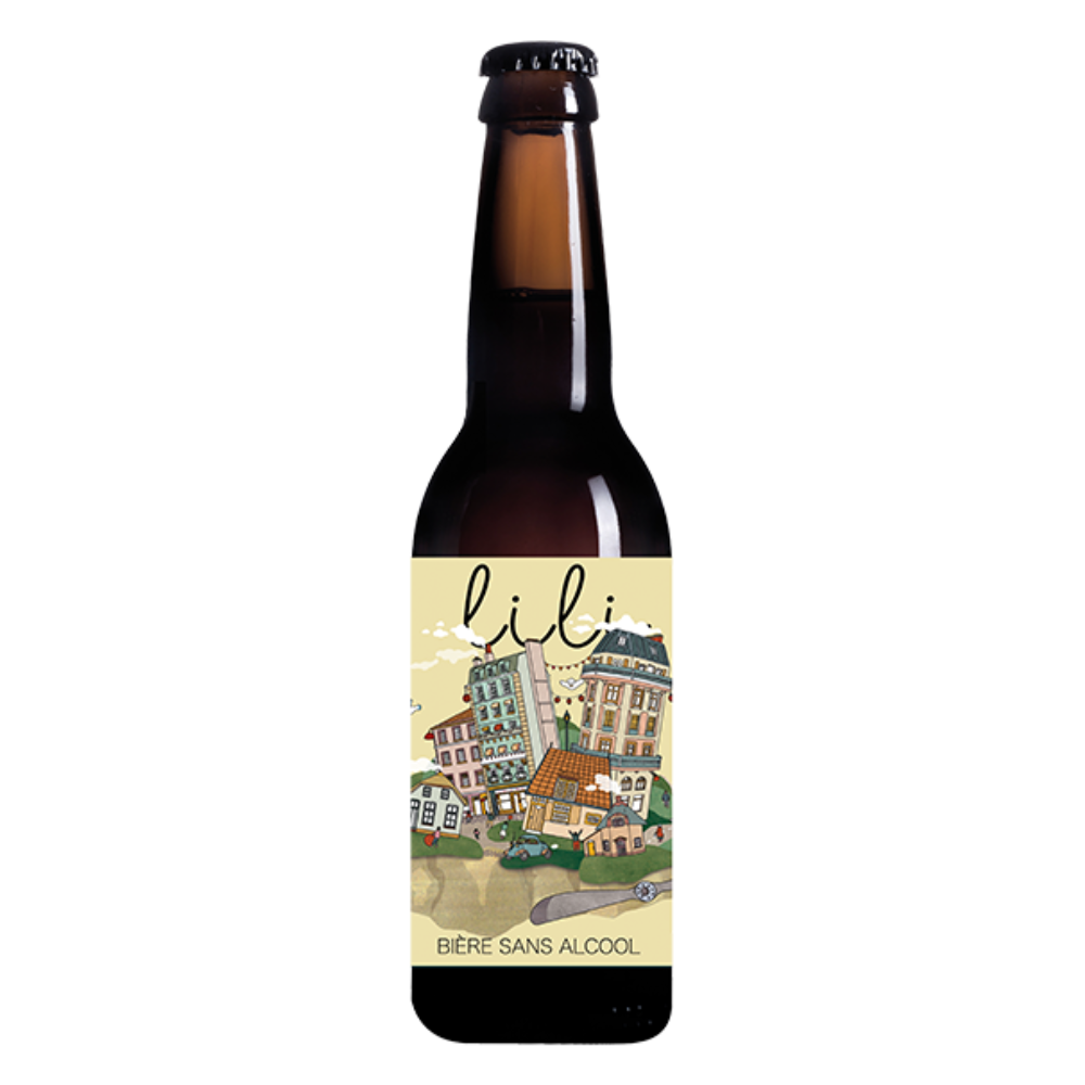Bière blonde sans alcool Lili 1,2% bio - 33cl