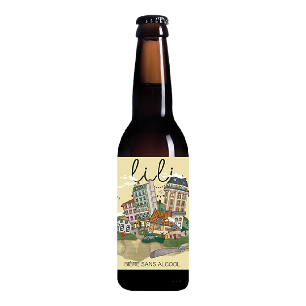 Bière blonde sans alcool Lili 1,2% bio - 75cl