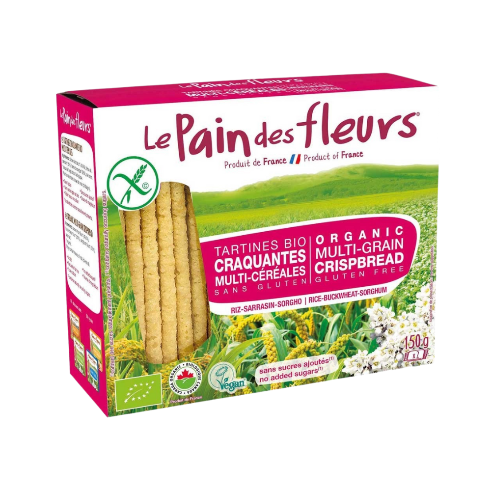 Tartines craquantes multicéréales bio