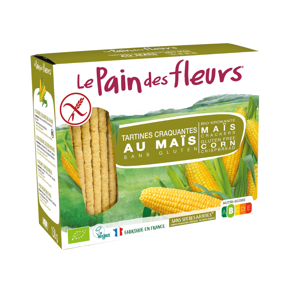 Tartines craquantes maïs bio