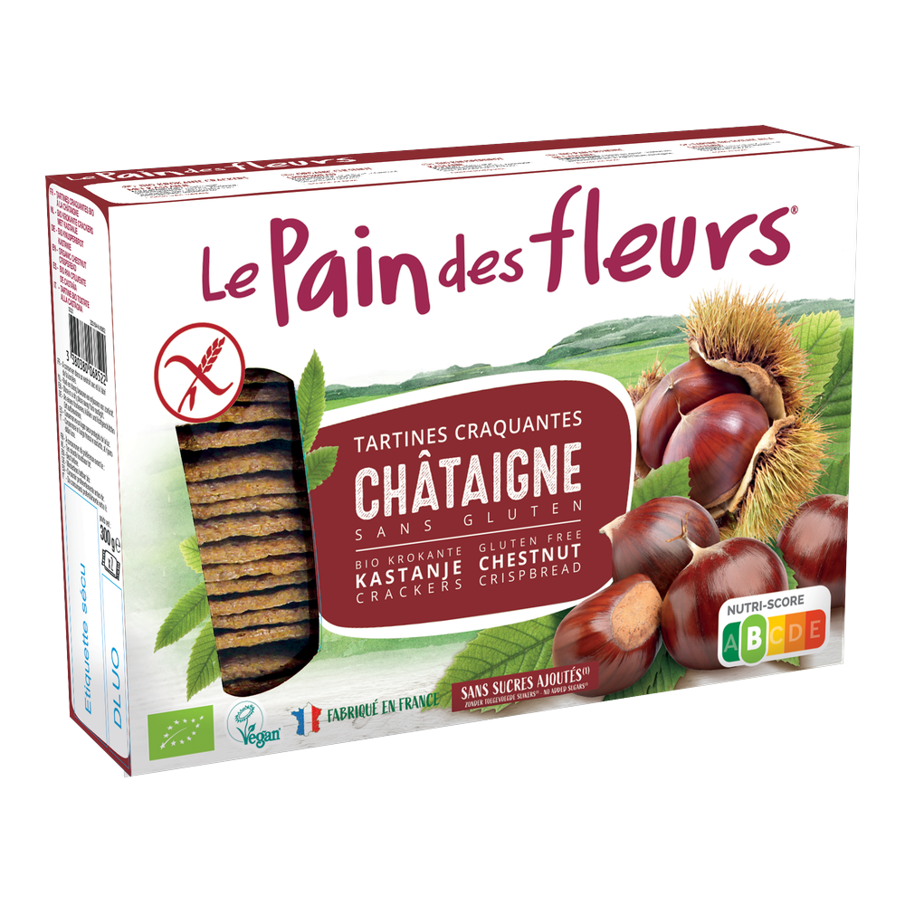 Tartines craquantes à la châtaigne bio - 300g
