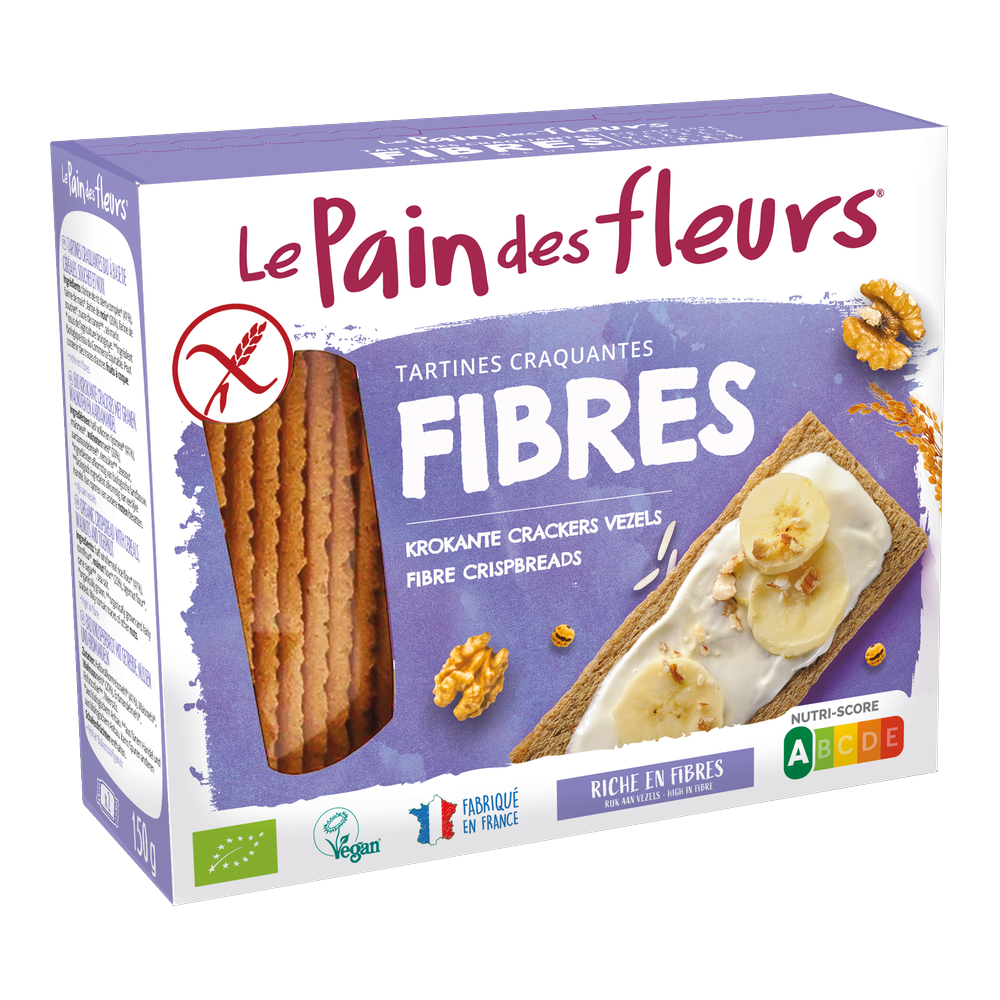Tartines craquantes fibres bio