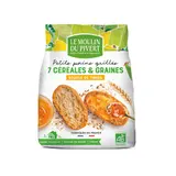 Petits pains grillés graines et céréales bio
