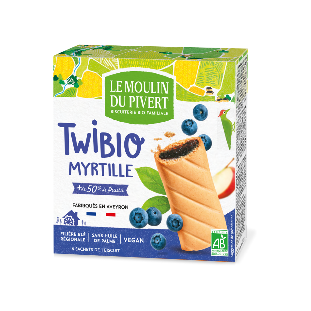 Twibio fourrés à la myrtille