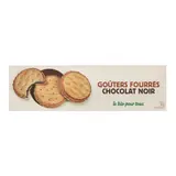Goûters fourrés ronds chocolat noir bio
