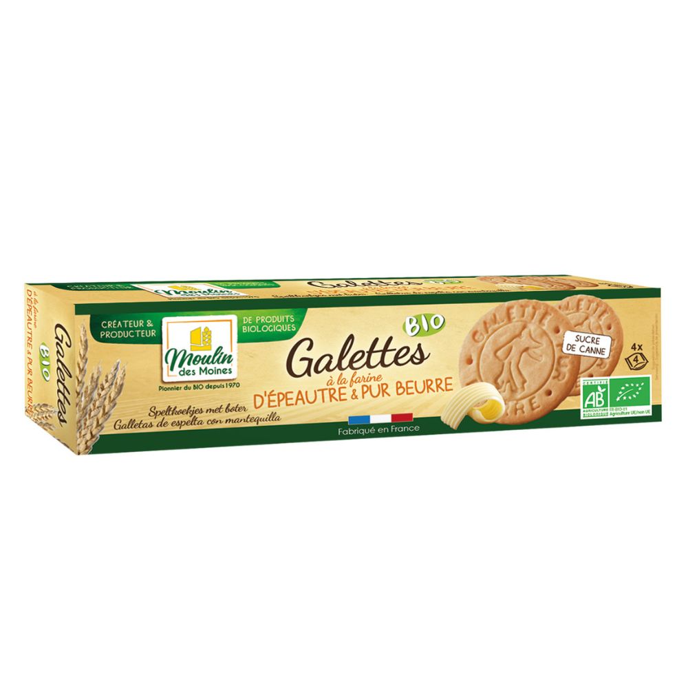 Galettes épeautre pur beurre bio