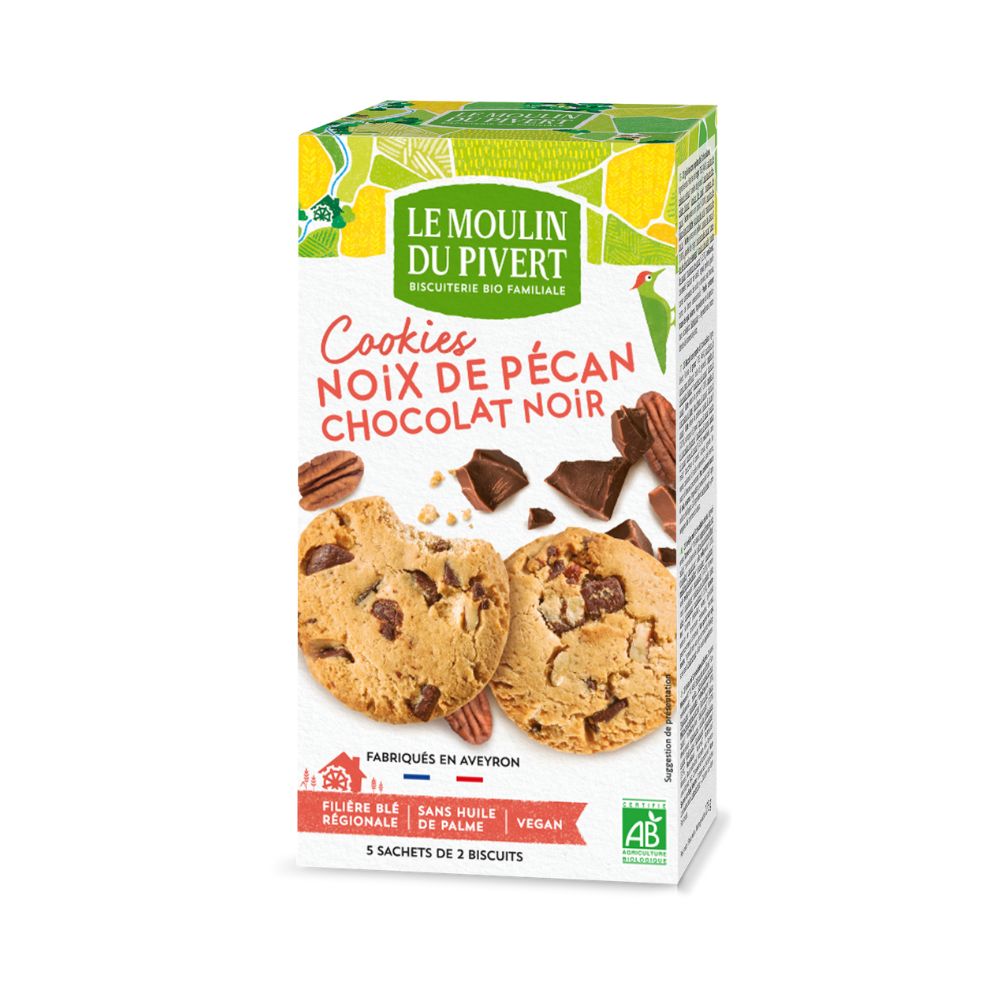 Cookies noix de pécan extra pépites bio