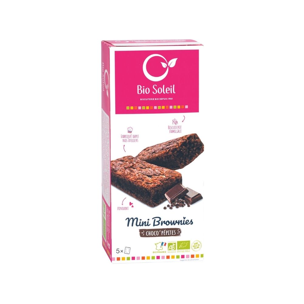 Brownies pépites de chocolat noir bio