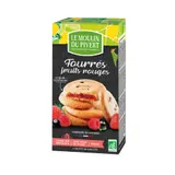 Cookies fourrés fruits rouges bio
