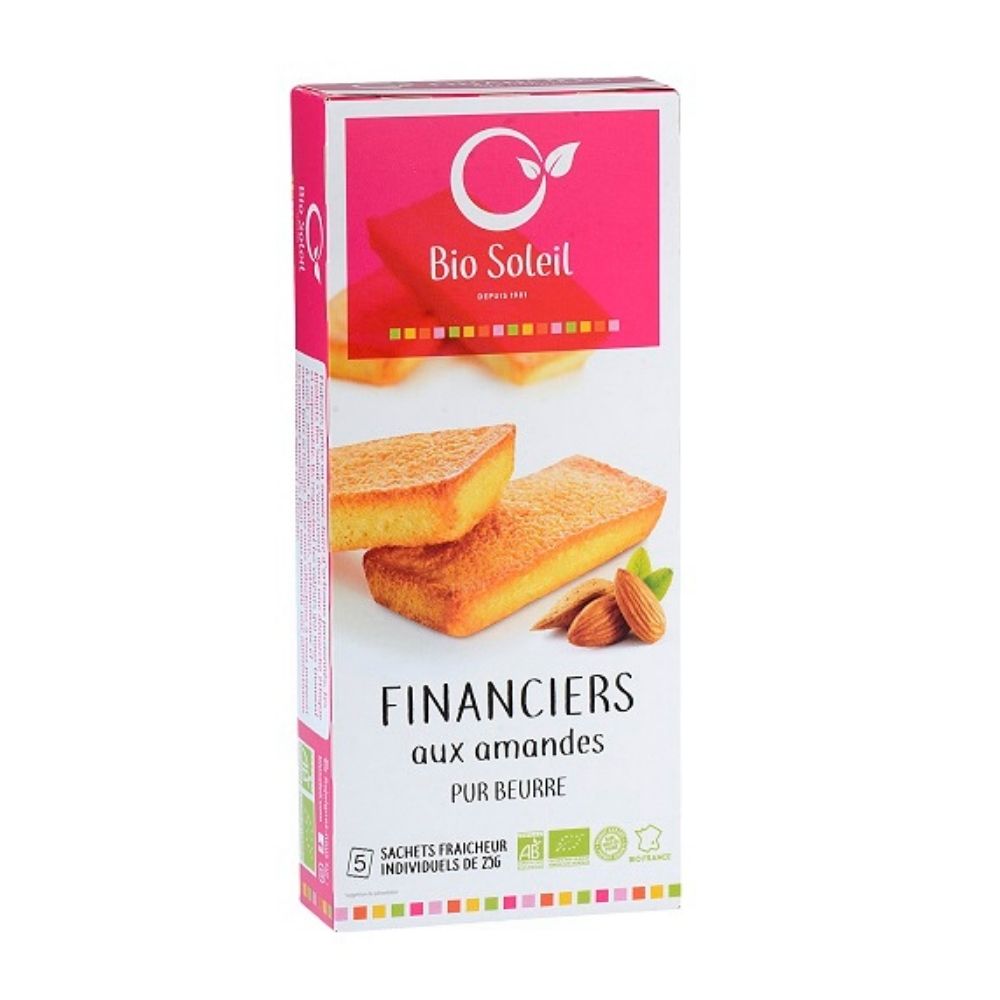 Financier pur beurre aux amandes bio