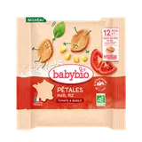 Pétales tomate basilic - maïs riz pois chiche de Nouvelle-Aquitaine Bio (dès 12mois)