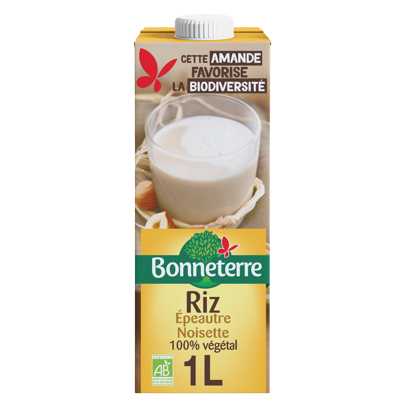 Boisson riz épeautre noisette bio