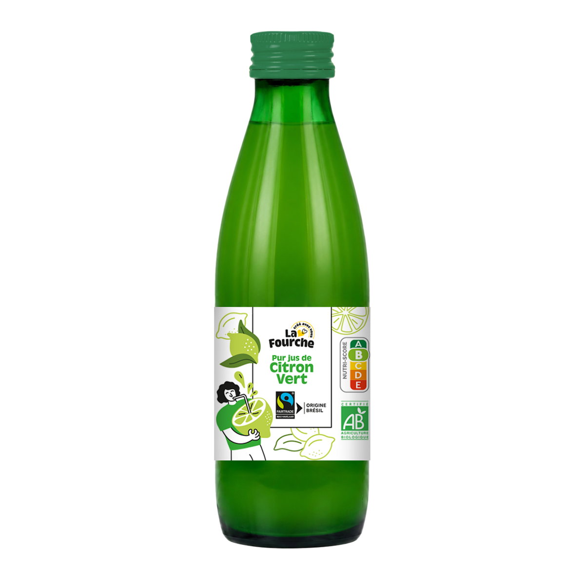 Jus de citron vert bio et équitable