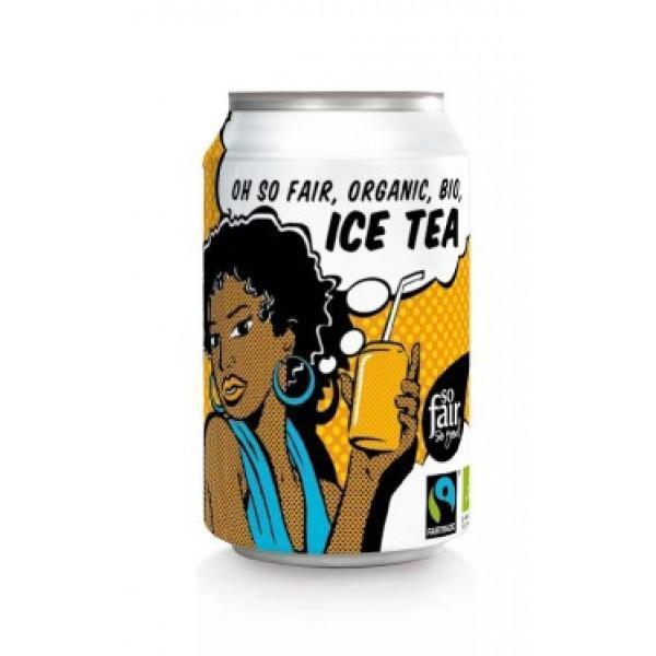 Ice tea pétillant bio et équitable