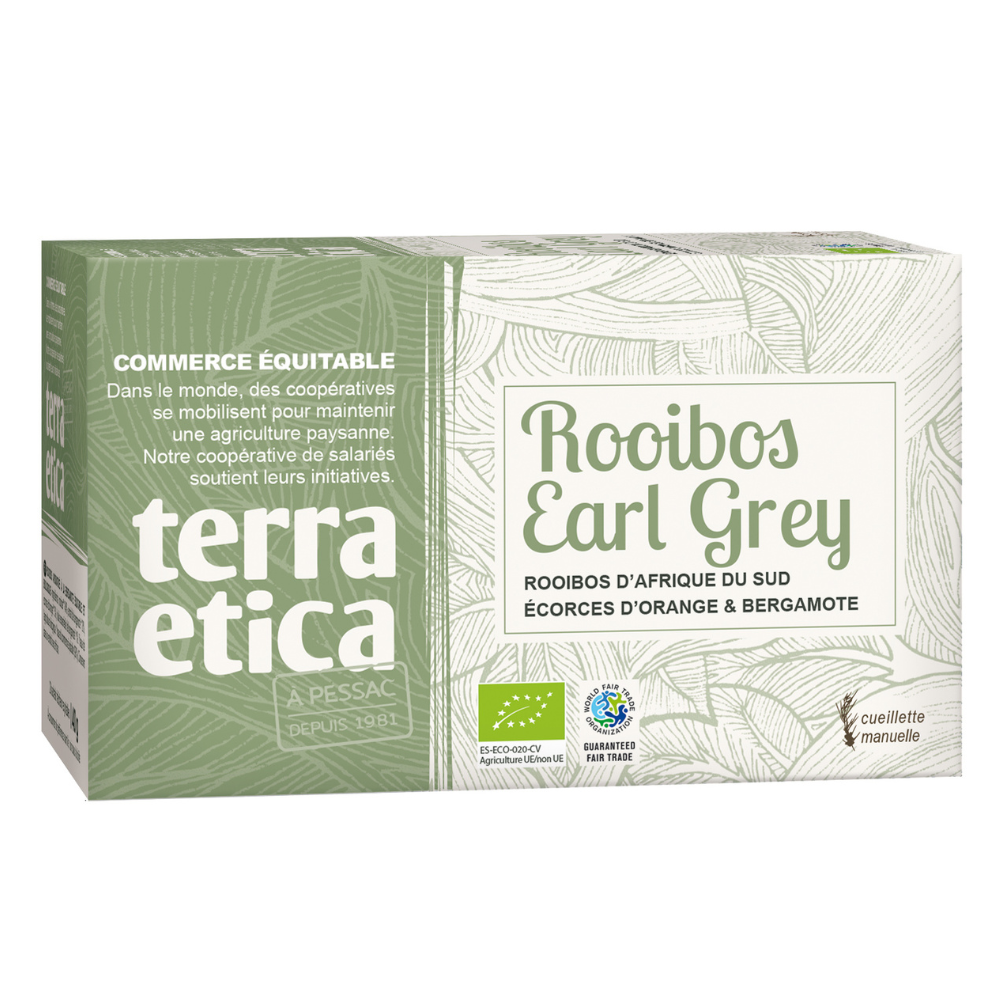 Infusion rooibos Earl Grey bio et équitable x 20