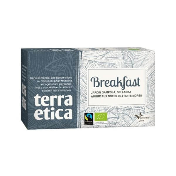 Thé breakfast bio et équitable x 20