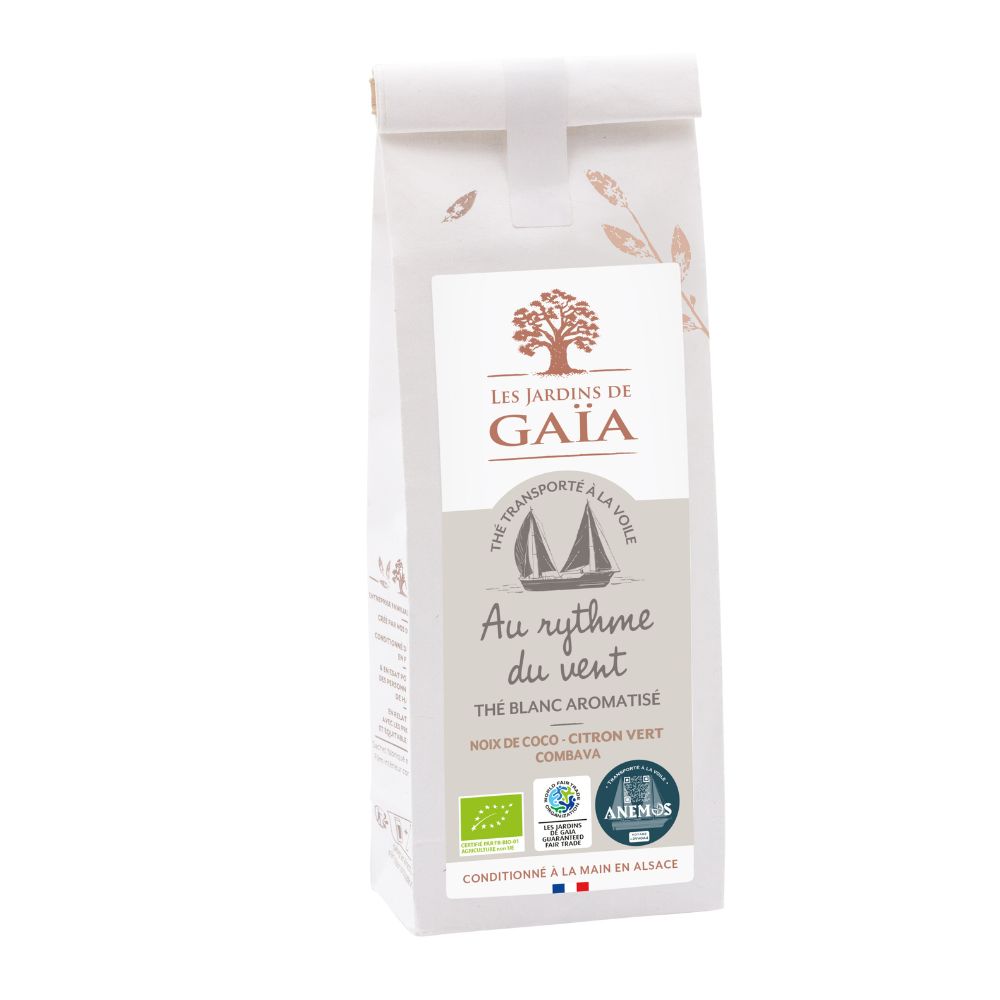 Thé blanc coco citron vert à la voile bio et équitable
