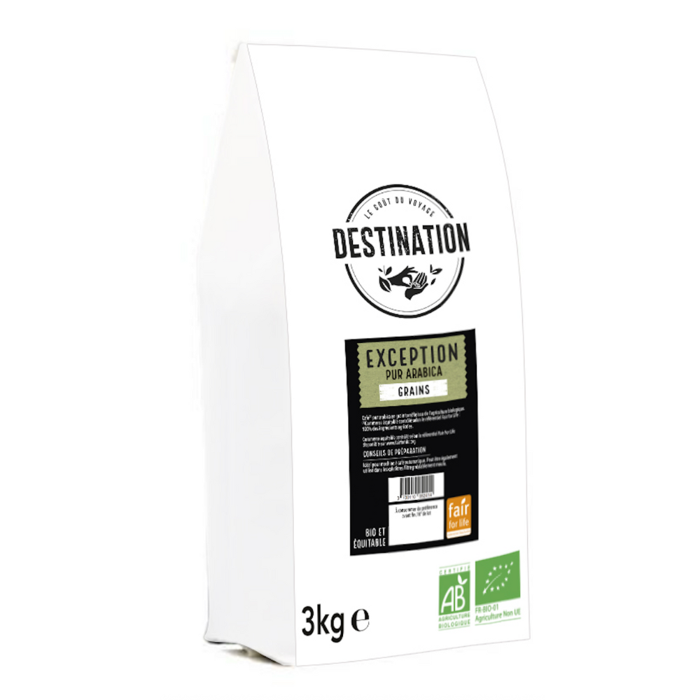 Café grains pur arabica bio équitable