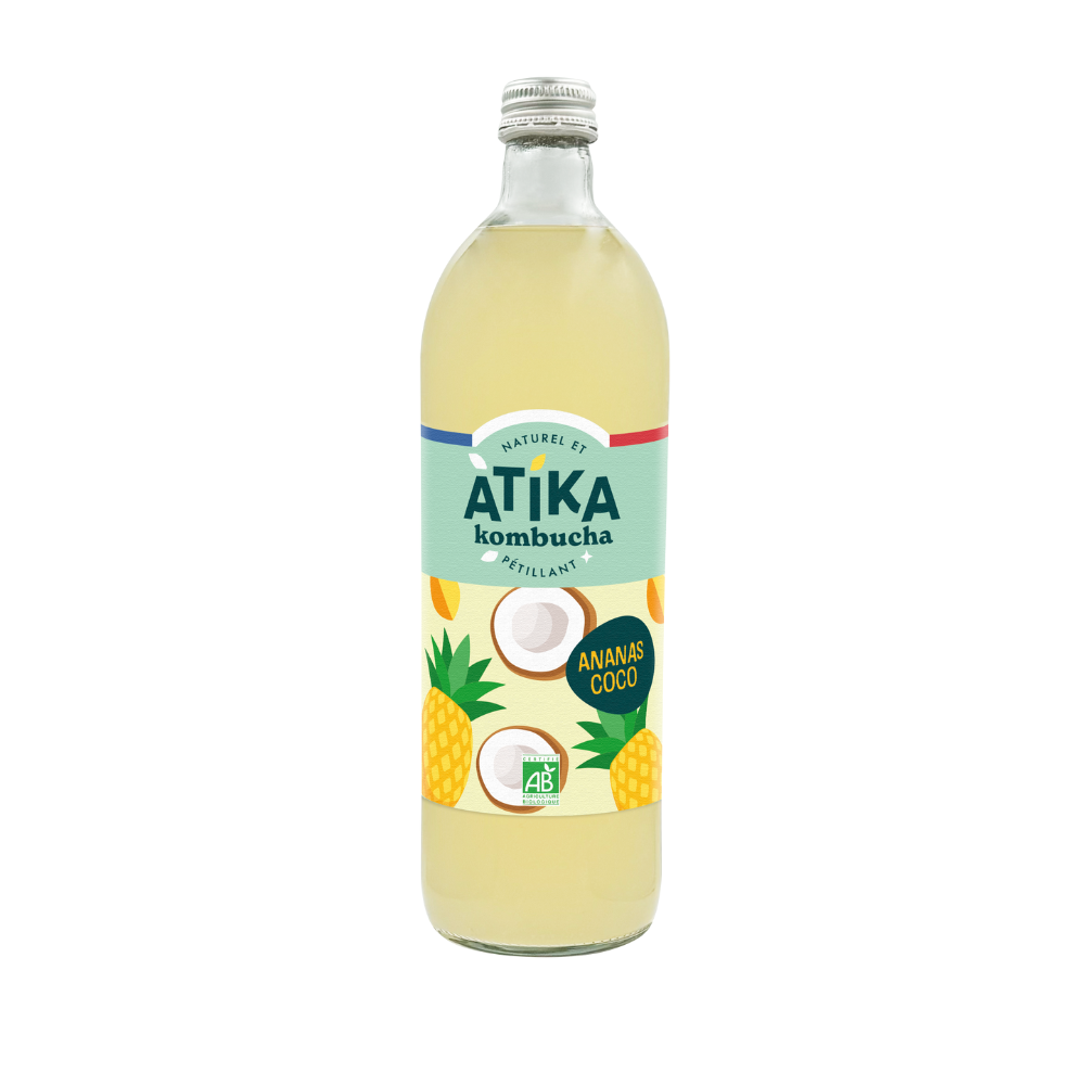 Kombucha ananas coco bio