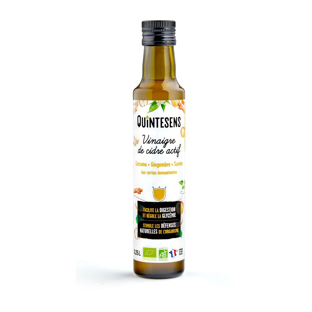 Vinaigre de cidre actif aux vertus immunitaires bio