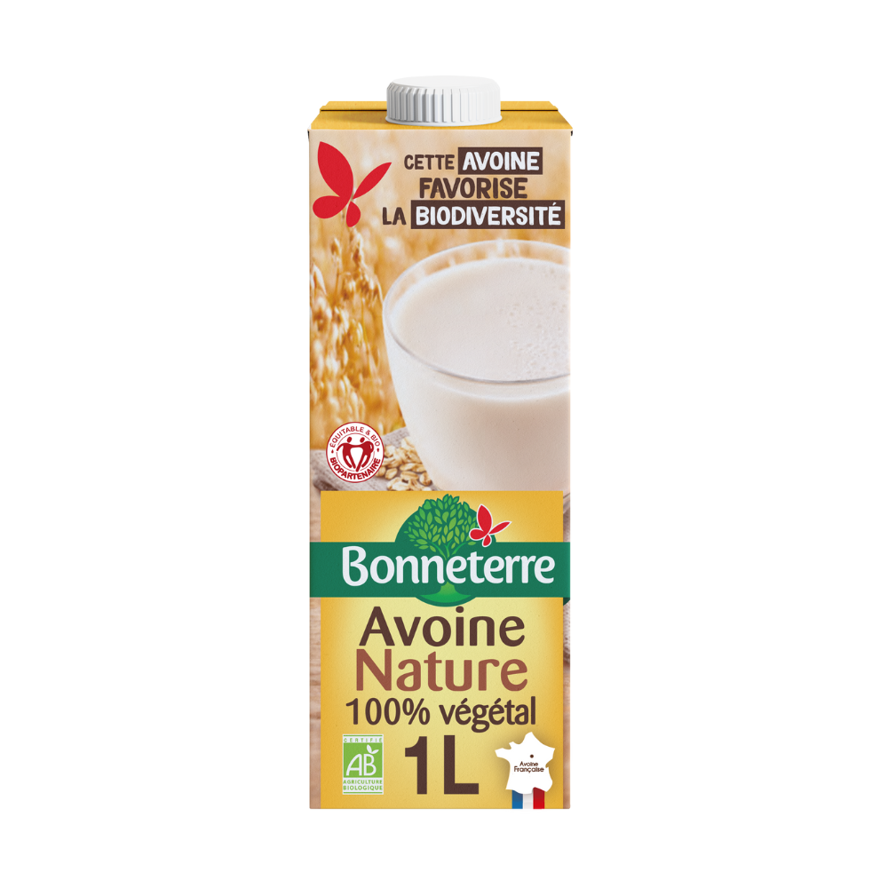Boisson avoine nature bio origine France