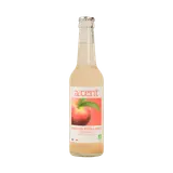 Boisson pétillante pêche et fleur de sureau bio