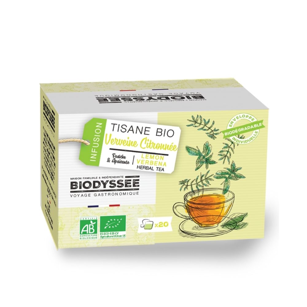 Tisane verveine citronnée bio x 20