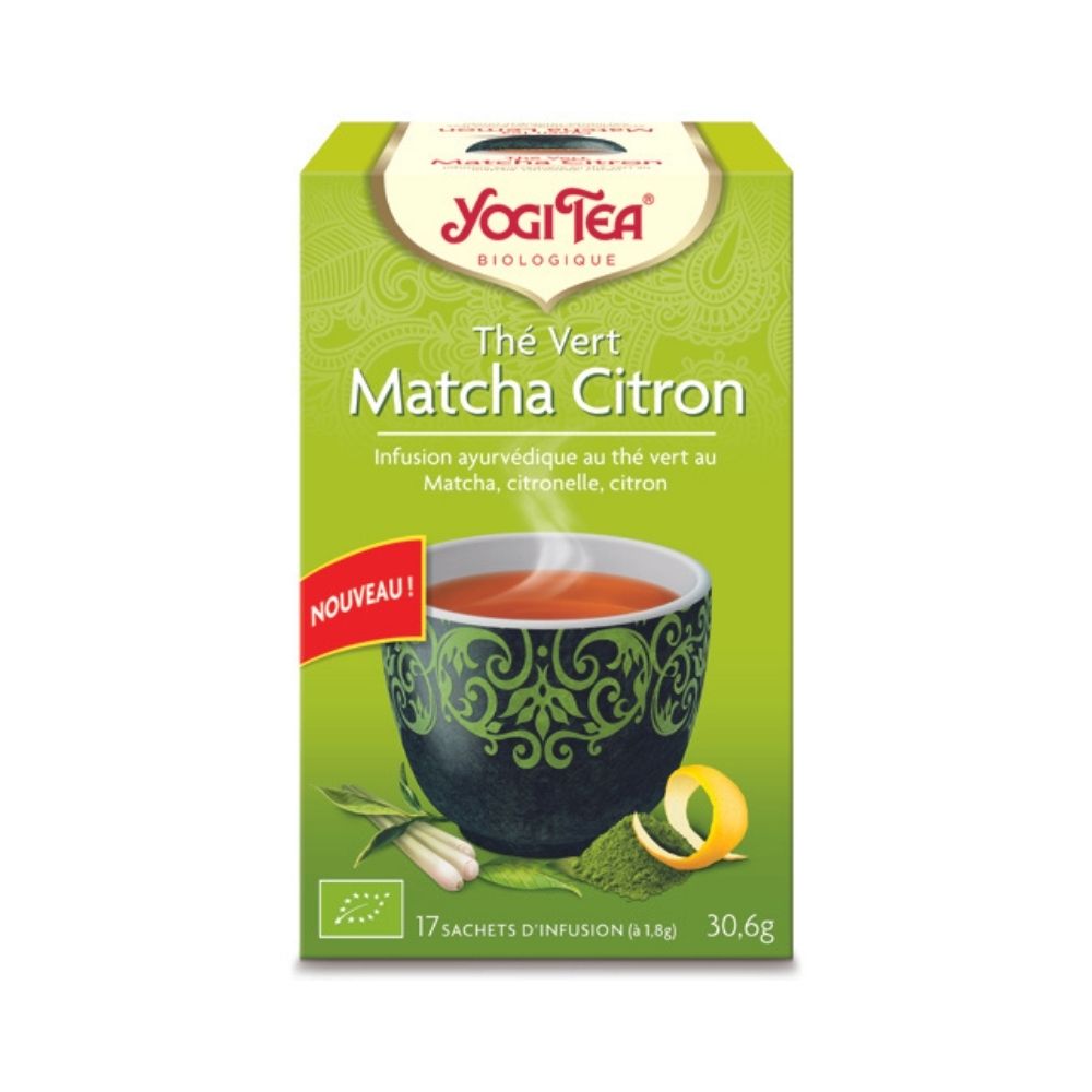 Infusion Thé vert Matcha Citron bio x 17