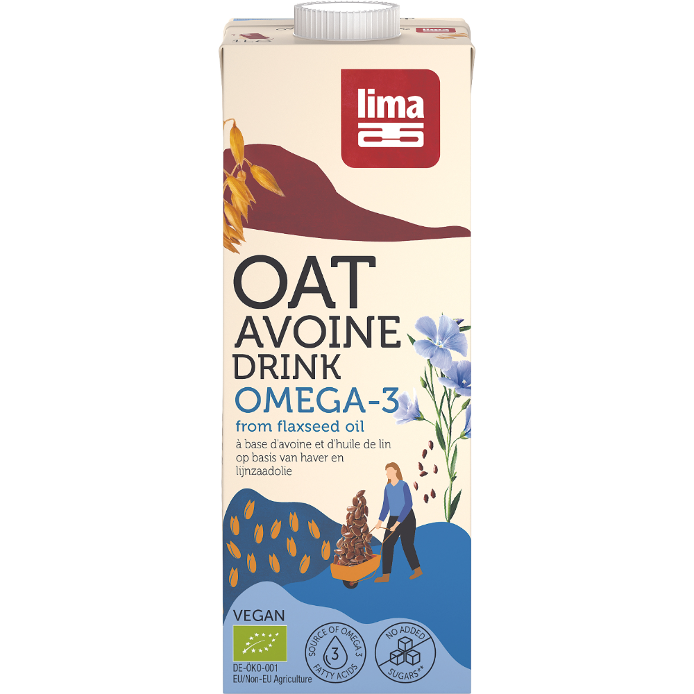Boisson avoine oméga 3 bio