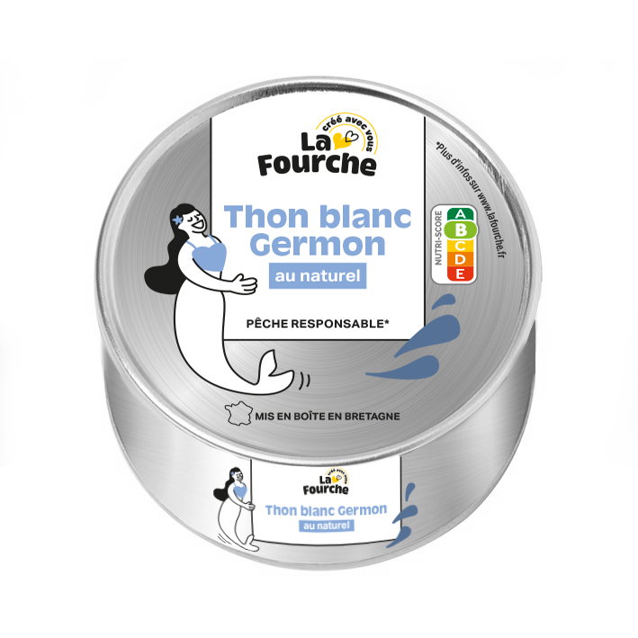 Thon germon au naturel pêche responsable