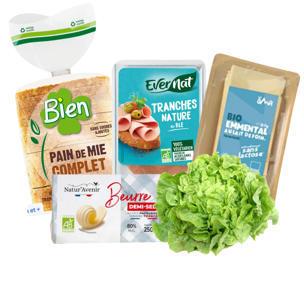 Panier sandwiches bio