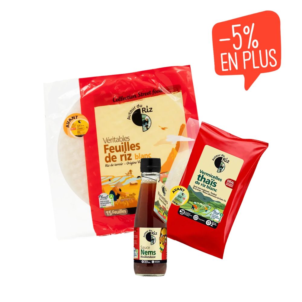 Panier rouleaux de printemps bio