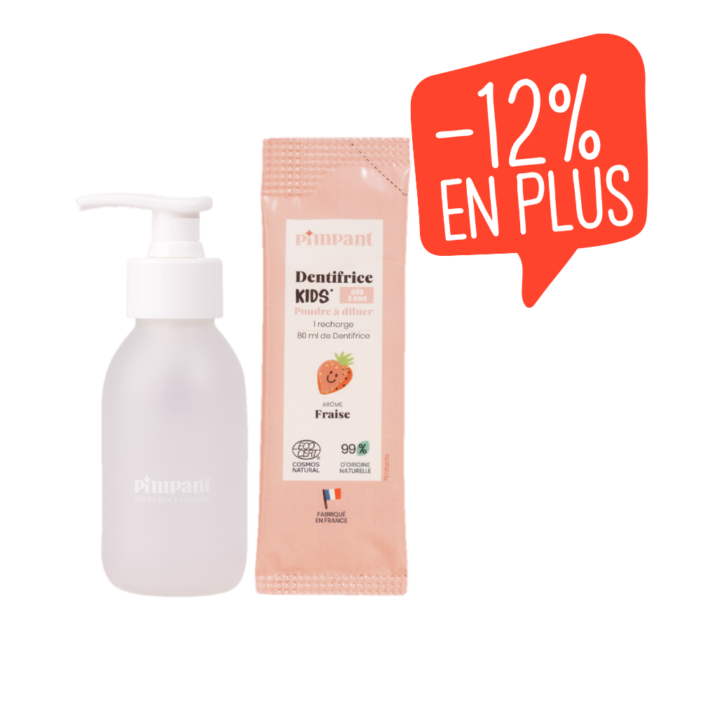 Panier découverte dentifrice kids fraise