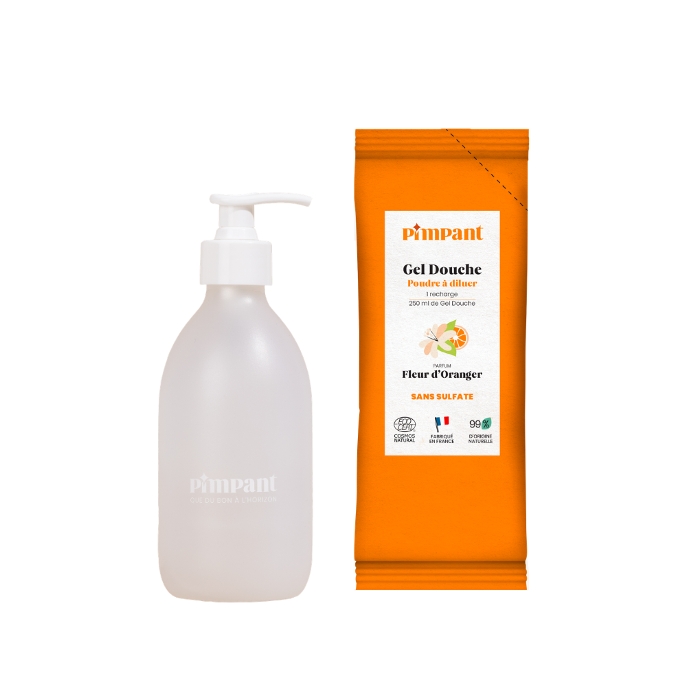 Panier découverte gel douche fleur d'oranger