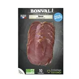 Bacon sans nitrites bio - 10 tranches