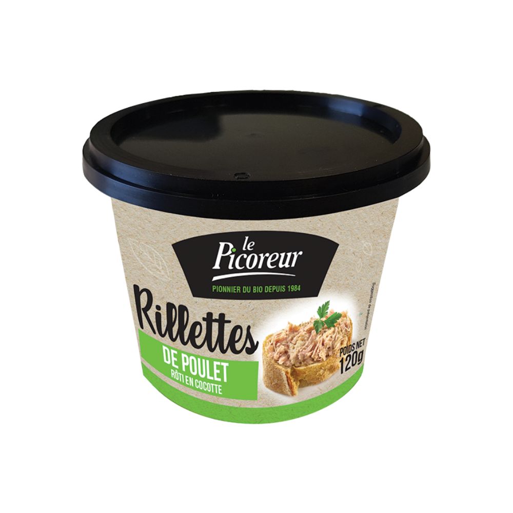 Rillettes de poulet bio