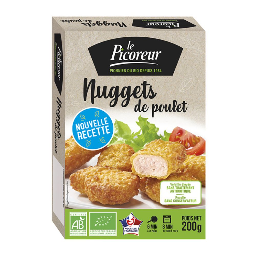 Nuggets de poulet bio