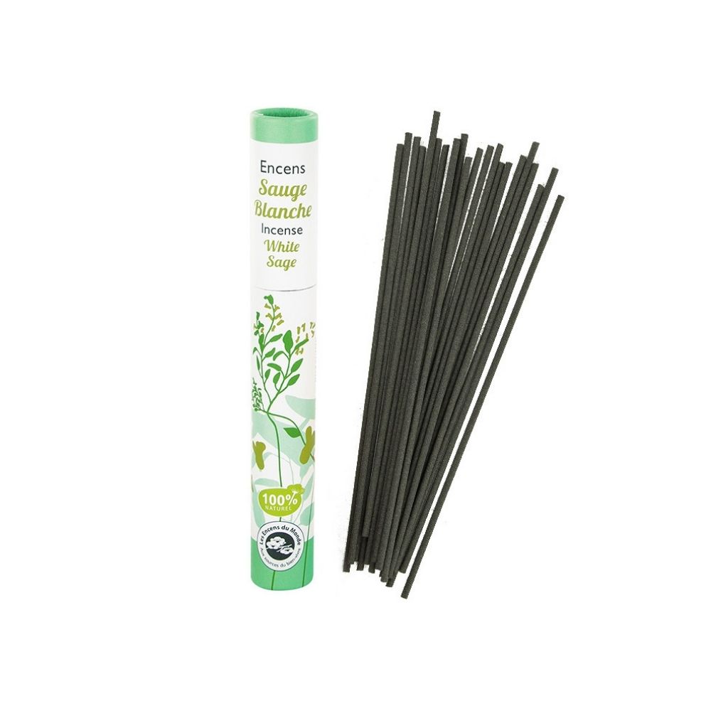 Encens végétal sauge blanche x 30