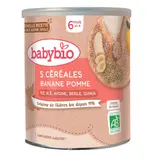 5 céréales quinoa banane pomme bio (à partir de 6 mois)
