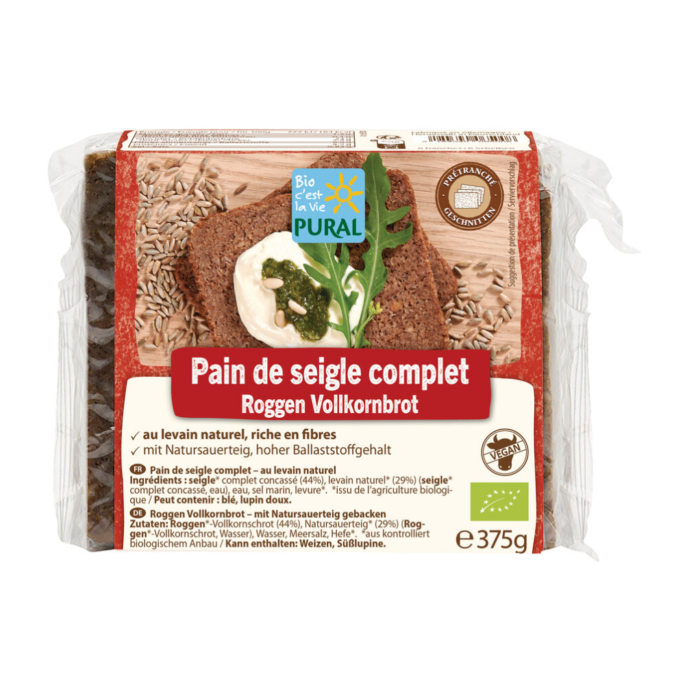Pain complet seigle bio