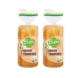 Lot de brioches tranchées bio et équitables x 2