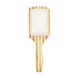 Brosse à cheveux en bambou démêlante large