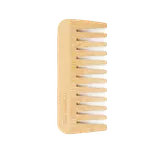 Peigne en bambou sans manche et dents larges