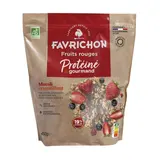 Muesli croustillant protéiné fruits rouges bio