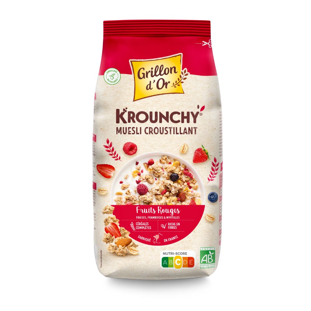 Krounchy fruits rouges bio