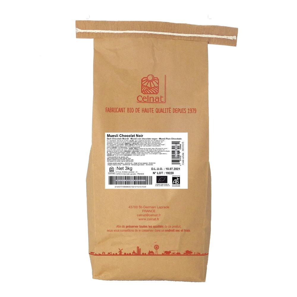 Muesli chocolat noir bio