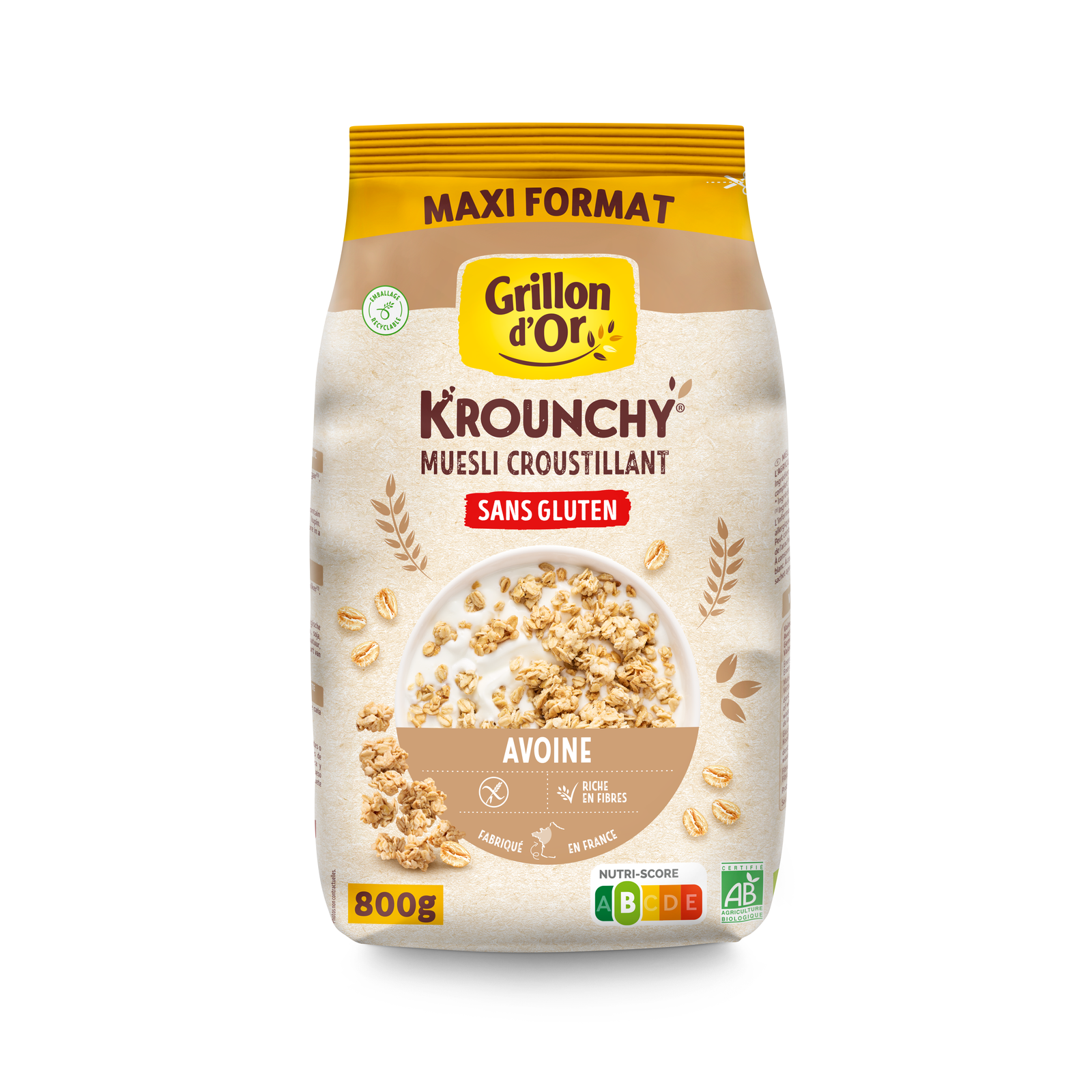 Krounchy avoine sans gluten bio